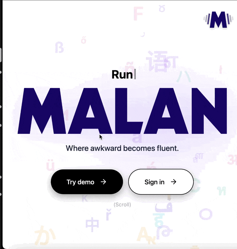 Malan Language Tutor